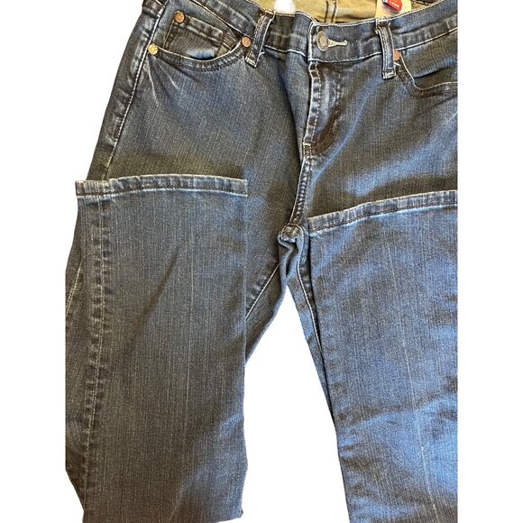 Stetson Womens Dark Wash Denim Jeans Size 4 Long Straight Leg 514 - Picture 7 of 15